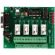 RS-232 4-Channel DPDT Relay Controller with Serial Interface